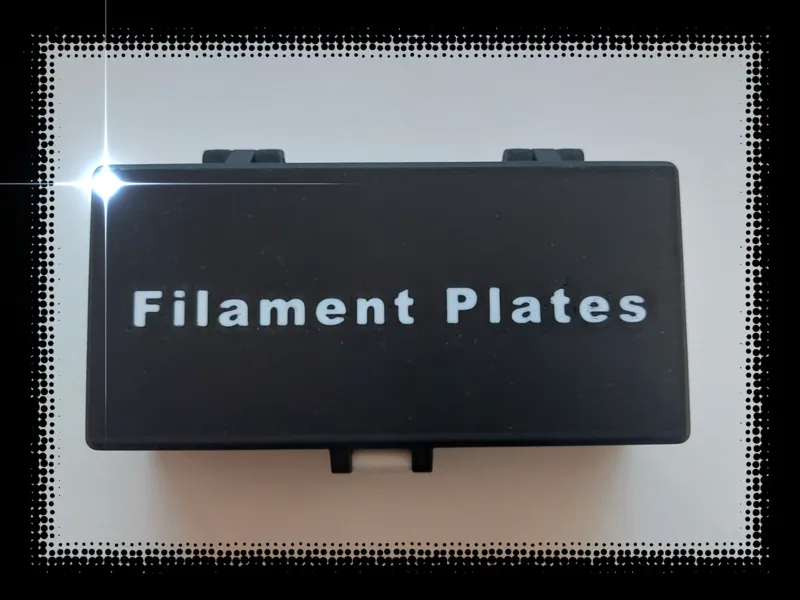 Filament Plates Storage Box