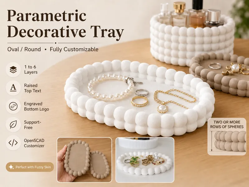 Customizable Bubble Tray Generator