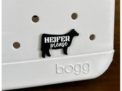 "Heifer Please" Bogg Bag Charm