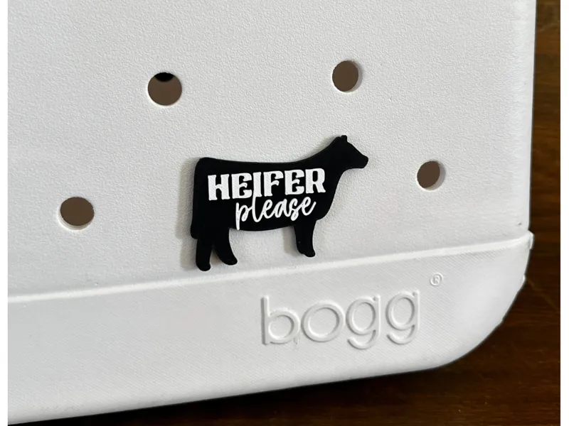 "Heifer Please" Bogg Bag Charm
