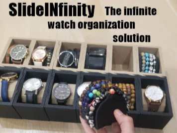 SlideINfinity - the sliding organizer for watches