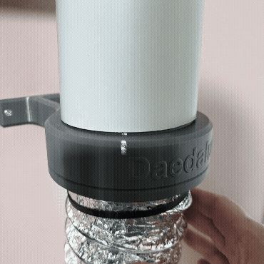 100mm (4in) magnetic extractor wall connector