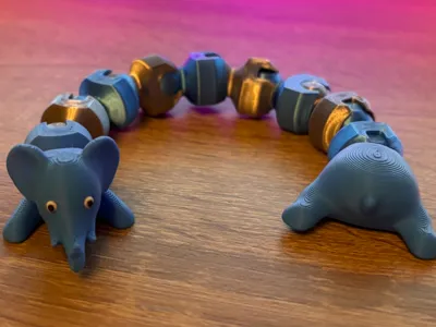 Bendy Flexi Elephant (Free to Sell)