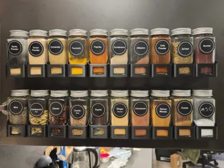 Cabinet Door Square Spice Rack