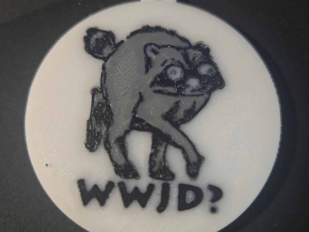 "What Would Jimothy Do?" keychain - 1