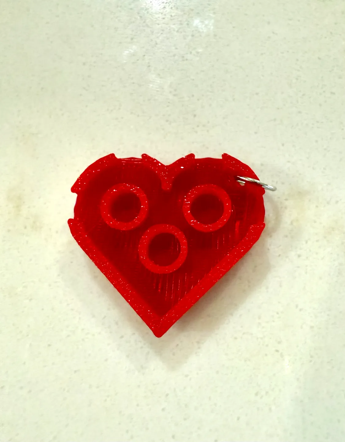 Brick LEG0 Heart Necklace or Earrings view 4