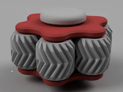 Gear Fidget Toy 05 - The Flat Hexagon With a Spin