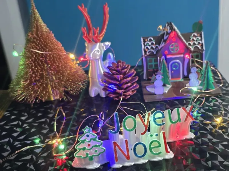 Décoration de Noël en français sans AMS