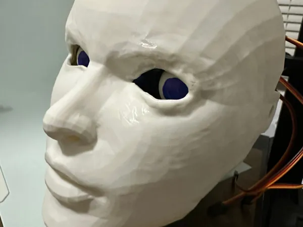 Visage de robot