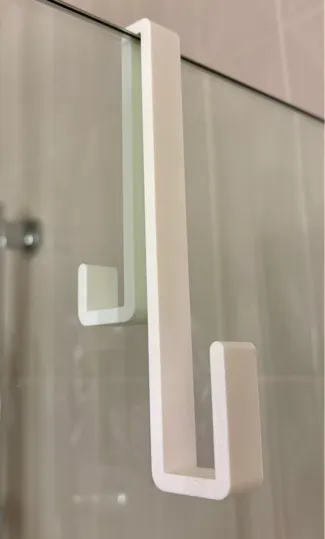 Over Glass Shower Towel Hook (Double Sided)