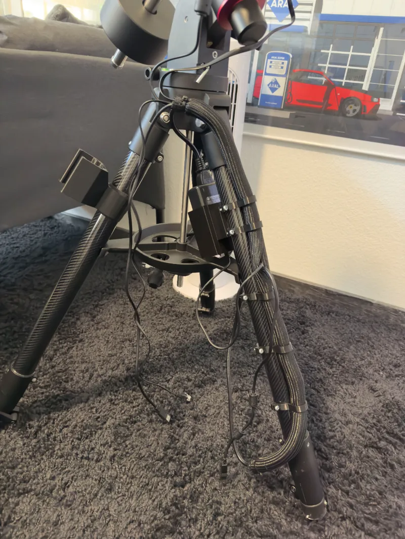 iOptron Gem28 Powersupply Holder+ Cablemanagement