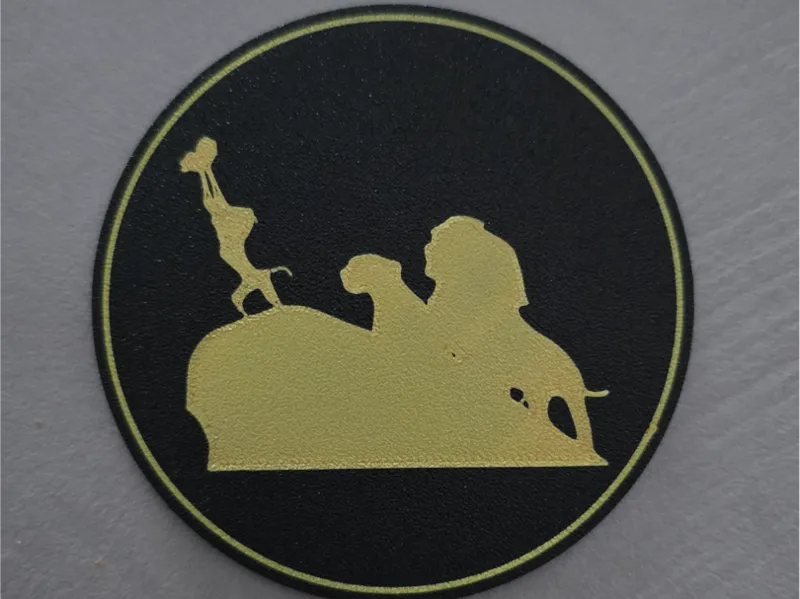 Sous verre Roi Lion rocher