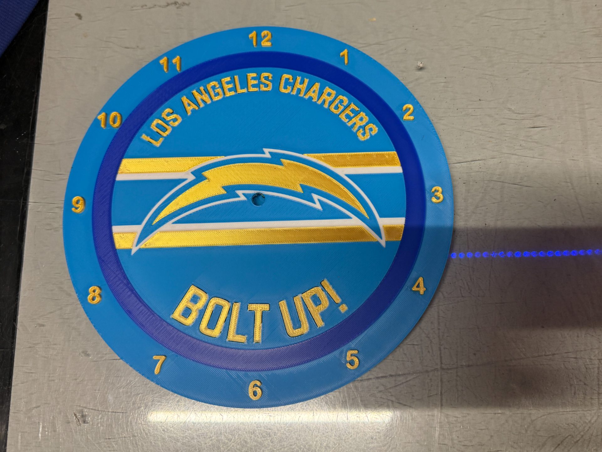 Los Angeles Chargers Clock
