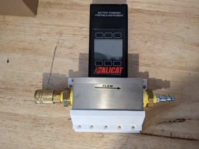 Alicat Scientific Flow meter wall mount