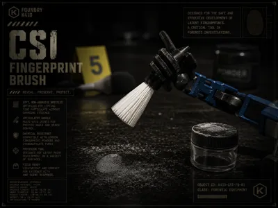 Dummy 13 CSI - Fingerprint Brush