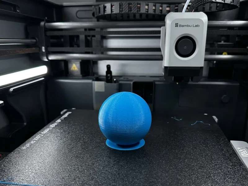 Sfera di test senza supporti