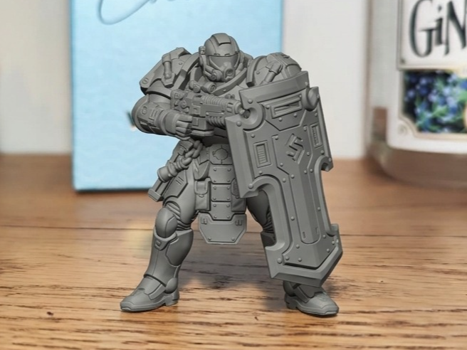 Future Heavy SWAT Enforcer – Sci-Fi Breach Soldier