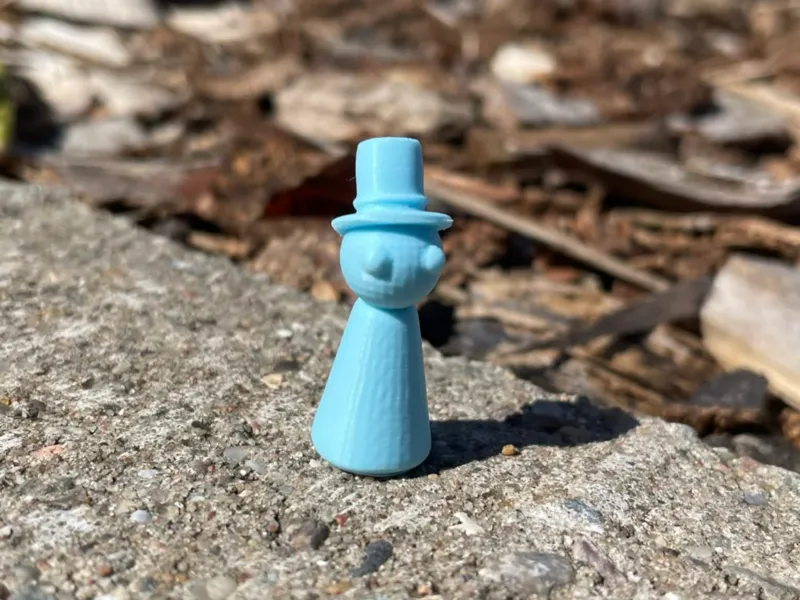 Simple Game Figure with Hat