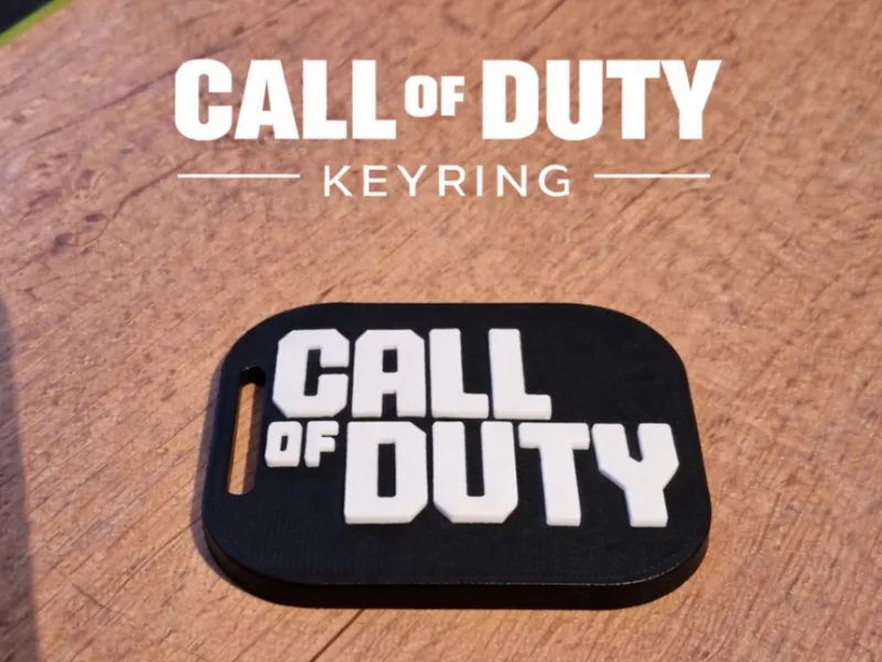 Call Of Duty Logo Keyring