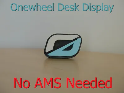 Miniature Onewheel Logo Desk Display