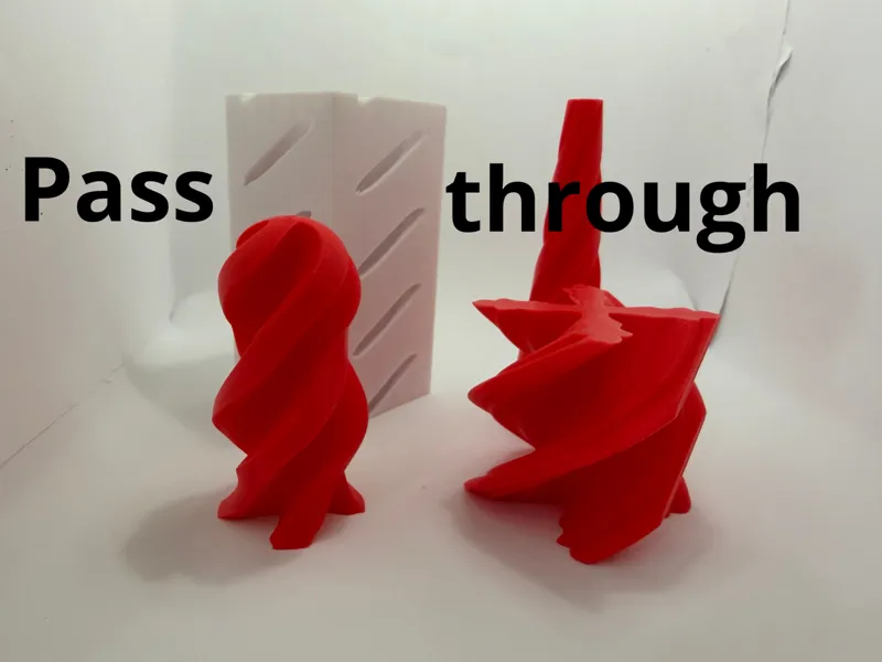 Pass through fidget toys