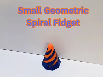 Small Geometric Spiral Fidget - SELL IT