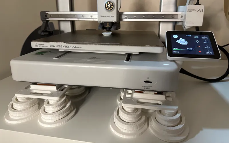 Turbo Anti-vibration system for 3D printers