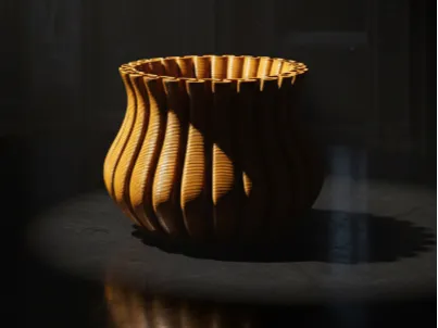 Vaso "Curves" - imprima em modo vaso