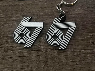 67 keychain or just 67