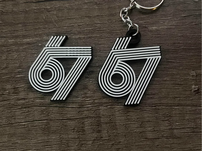 67 keychain or just 67