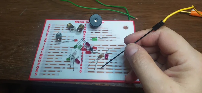 Mechanic morse transmitter