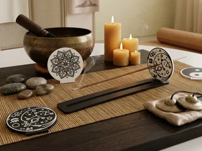 Modular Incense Holder with Inserts