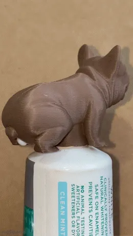 Poopin French Bulldog Toothpaste Cap