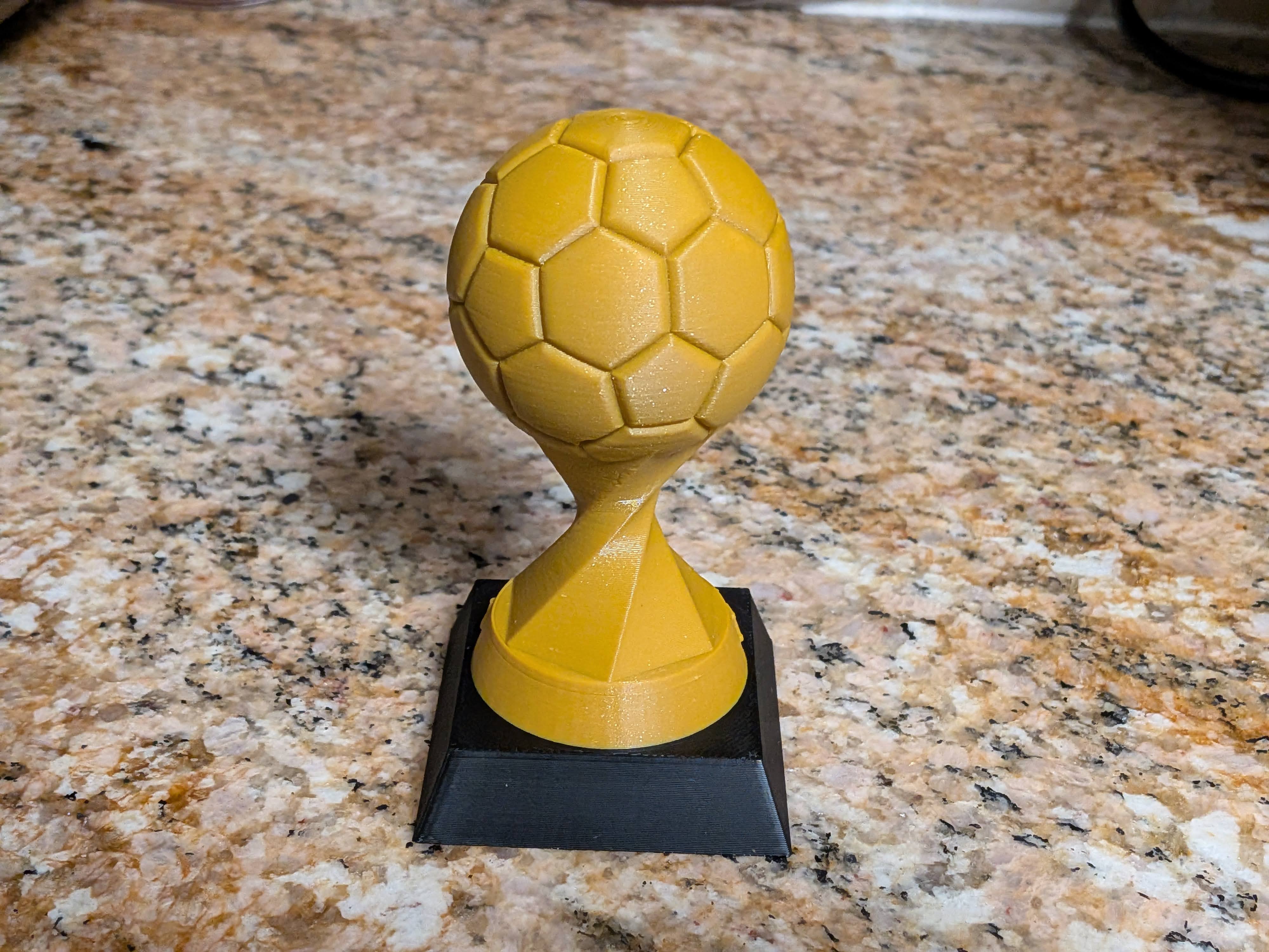 Miniatura 6 do modelo 3D Soccer trophy V2