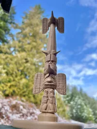 Totem amérindien d'Alaska (Ketchikan) — photo 2