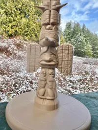 Totem amérindien d'Alaska (Ketchikan) — photo 8