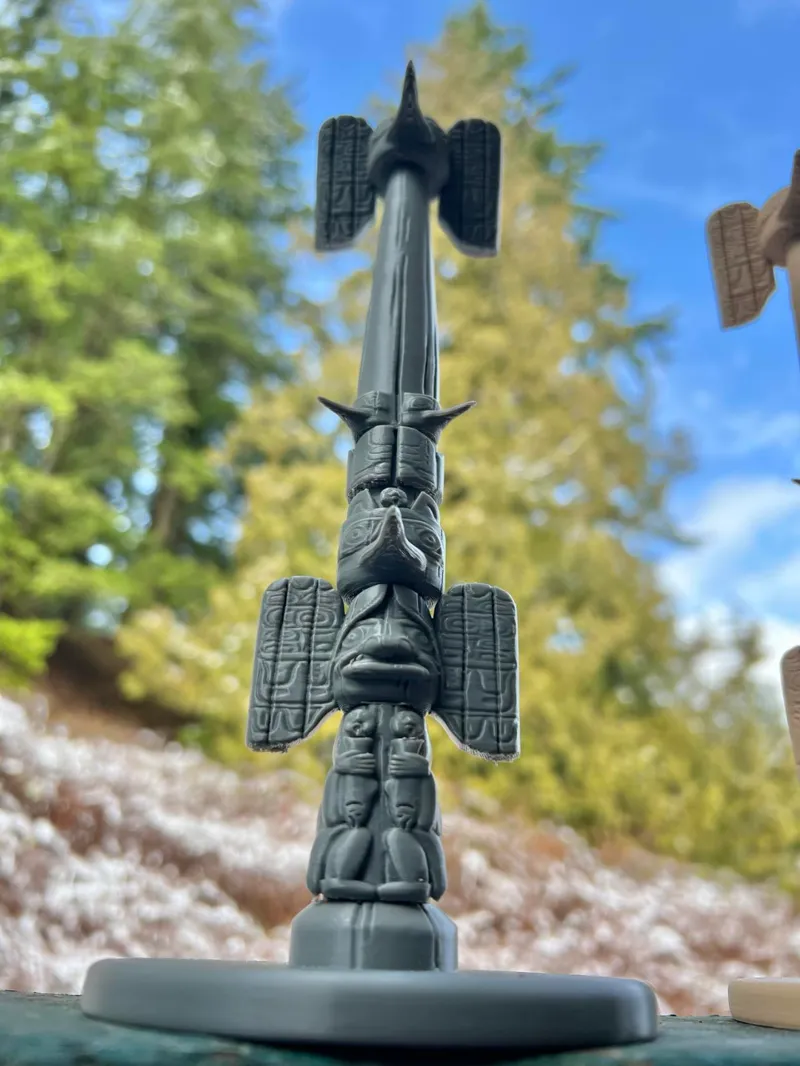 Alaska Totem Pole Landmark from ketchikan Alaska