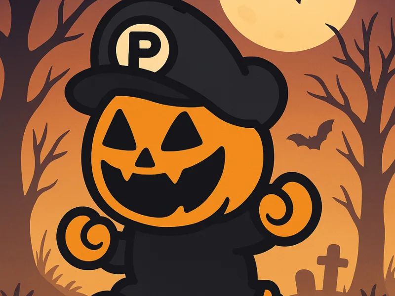 Halloween Kürbis-Charakter – Lustige Figur