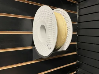 Spool holder for Slat wall