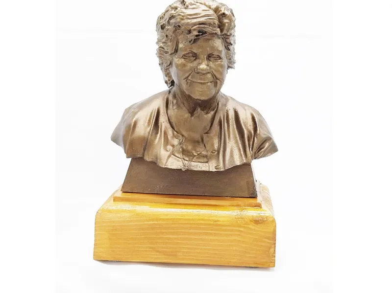 old woman bust
