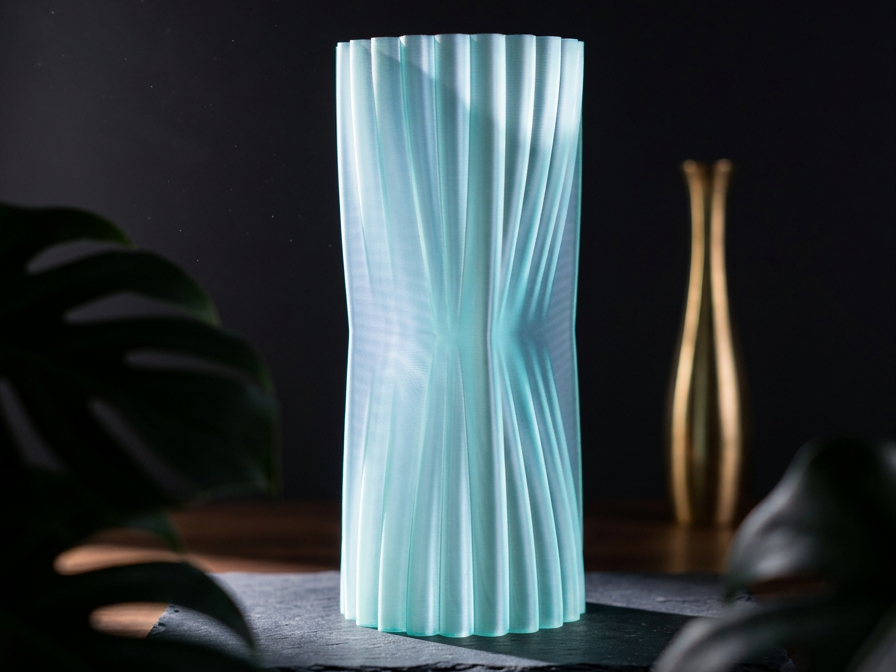Modern Vase. Organic unique decor Spiral Vase Mode