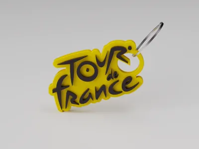 Tour de France keychain TDF keyring