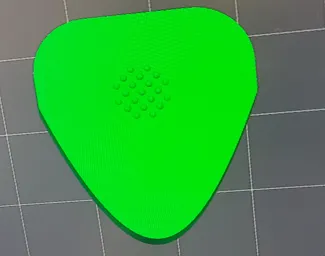 Grippy Guitar Pick V1