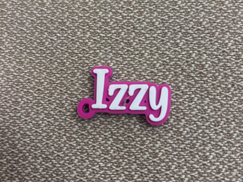 Izzy name keychain