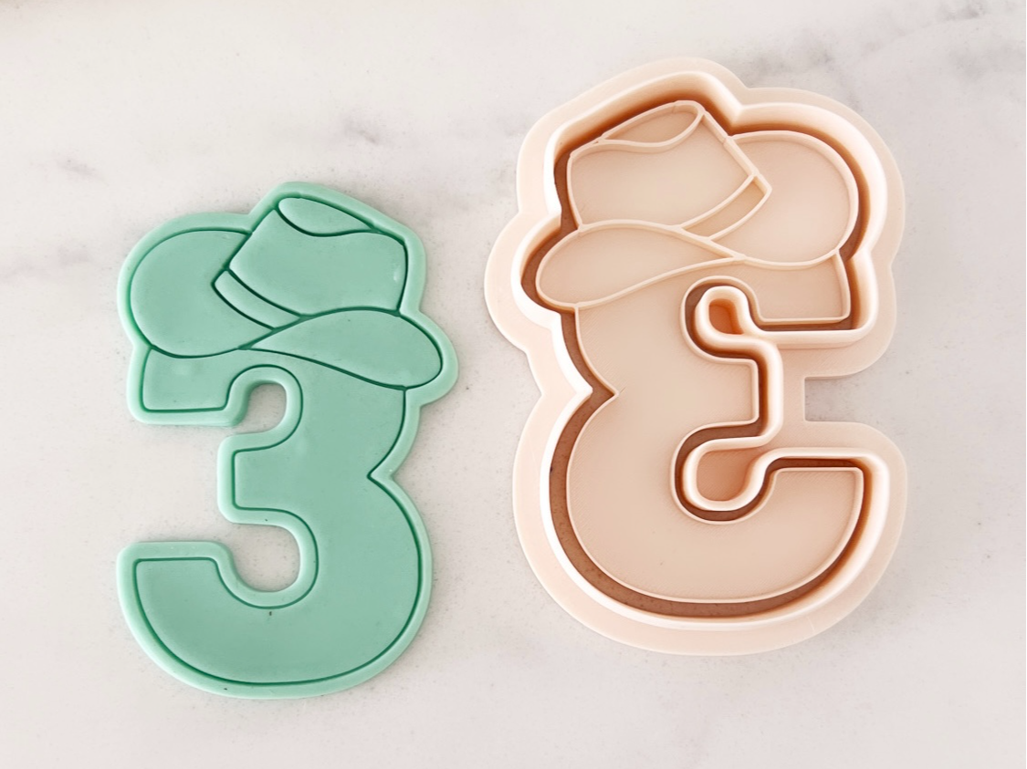 Western Birthday Number Cookie Cutter Set 0 - 9
