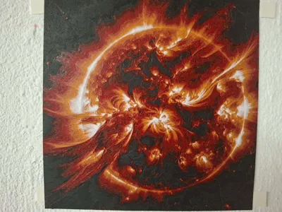 Hueforge sun storm