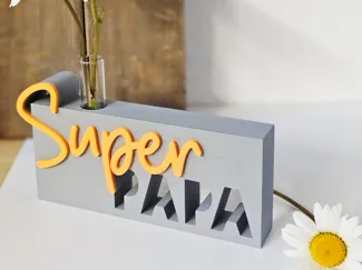 Super Papa - Schriftzug