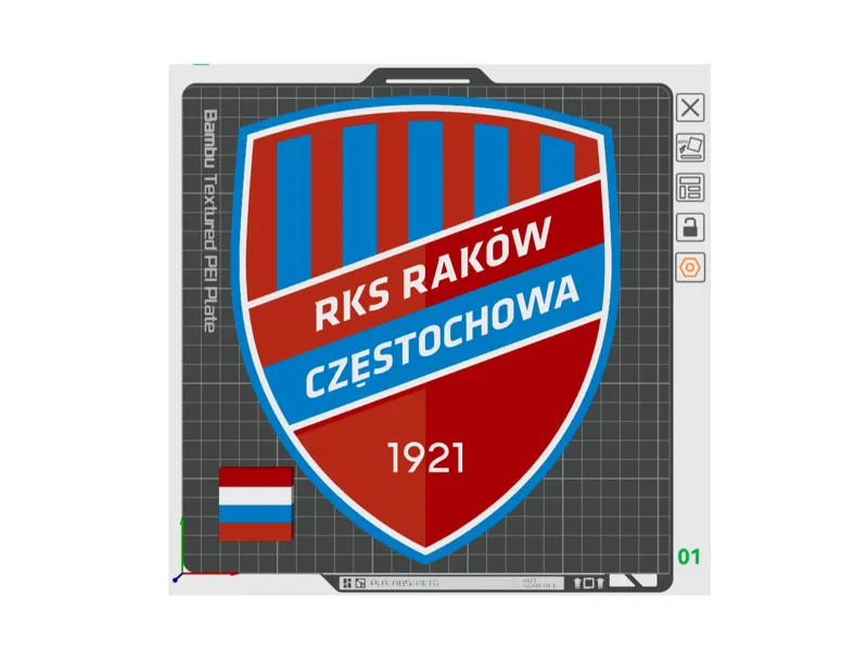RKS Raków wall logo