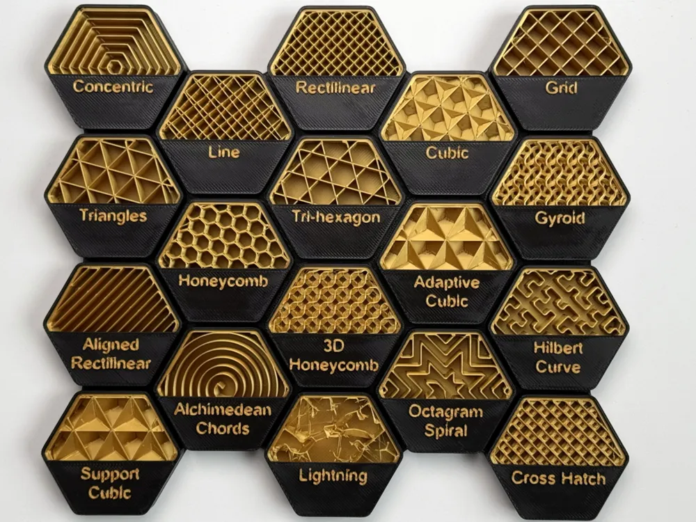 Infill Showcase by Pitshaft MakerWorld: Download Free 3D Models