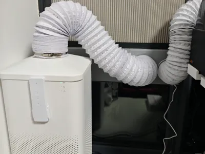 Window Sealing Panel + Xiaomi Air Purifier External Exhaust - Ultimate Solution for Outward-Opening Window Ventilation